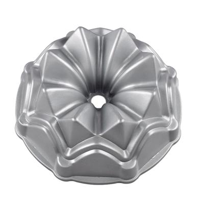 China Viable Bake Food Grade Umbrella Cake Plate Cast Aluminum Samples Designs High Quality Non-Stick Liner Cake Mold for sale