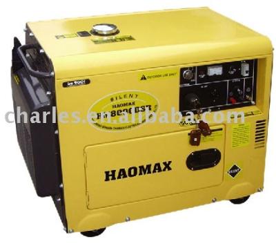 China Haomax 6kw silent diesel generator with remote control HM8000DSR for sale