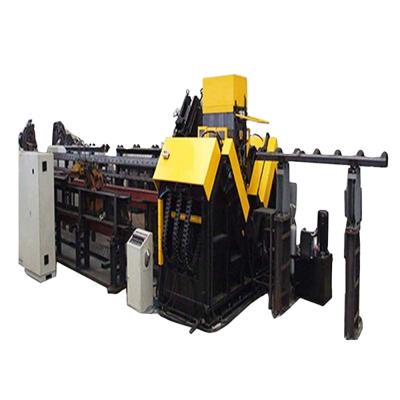 China Construction Material Shops CNC Transmission Line Steel Automatic Lathe Angle Drilling Line Machine for sale