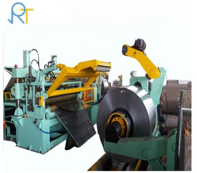 China Processing Industry Steel Uncoiler Steel Coil Slitting Shear And Recoiler Machine for sale