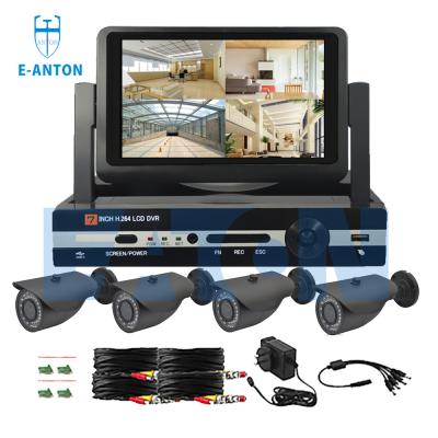 China 4CH 720P AHD camera kits with 7.1inch LCD screen AHD DVR 3 IN ONE for sale