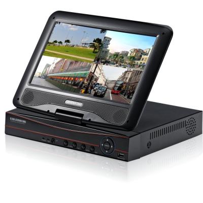 China 1080P 4CH 3 IN 1 AHD DVR WITH 10.1 INCH LCD SCREEN for sale