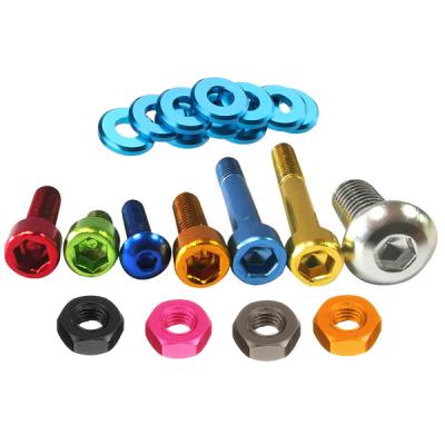 China Hardware Manufacturer Al6061 Anodized Metric Aluminum Fasteners for sale