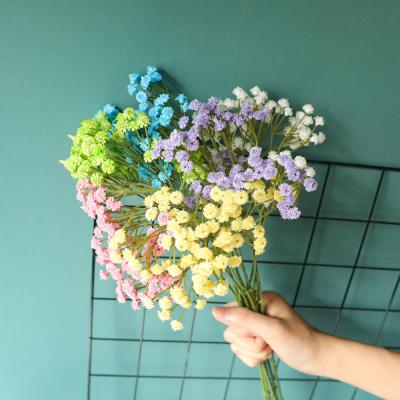 China Latex Artificial Flower Wholesalers Gypsophila Branches Mini Babys Breath Flowers Real Touch Decoration for sale