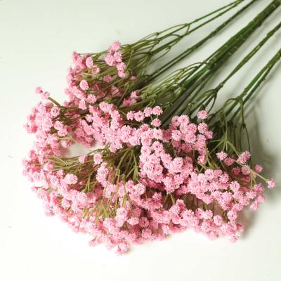 China Real Latex Baby's Breath Latex Flowers Touch Mini Artificial Gypsophila Small Branch Flowers For Gift Decoration for sale