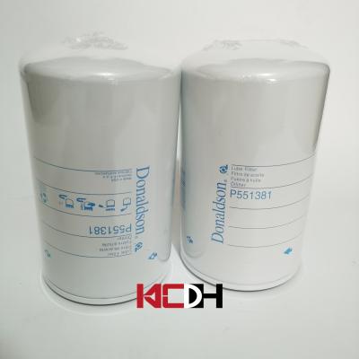 China Diesel Generator Excavator Oil Filter P551381 For  Excavator for sale