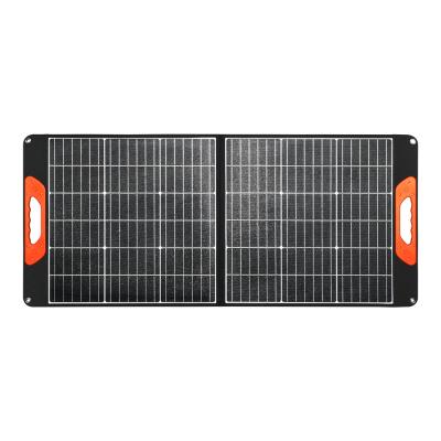 China Solar Power System 18V 100 Watt Portable Foldable Solar Panel With USB QC 3.0 / Type C Output for sale