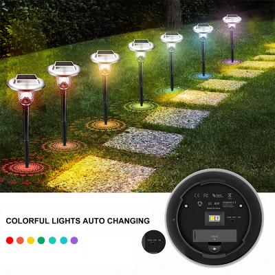 China Solar Yard Garden Lights Outdoor Waterproof Led Solar Pathway Lights for Patio, Yard, Driveway for sale