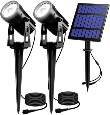 China Eco-friendly IP65 Waterproof Outdoor Solar Landscape Lighting Solar Powered Garden Spot Lights for sale