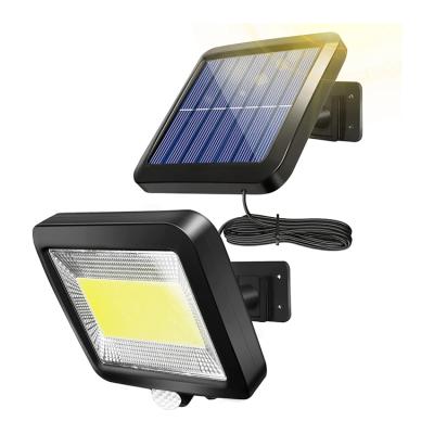 China Garden Amazon Hot Sale Slit Sensor Floodlight Solar Panel 100L Garden Floodlight for sale