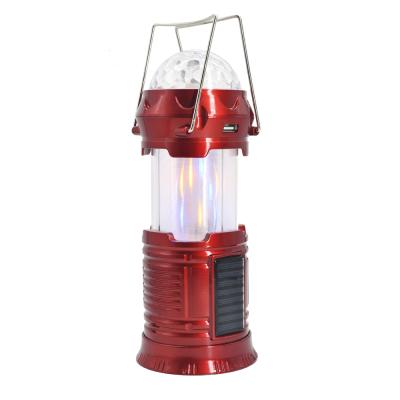 China Hot Selling Outdoor Travel 3 in 1 Outdoor Camping Solar Lantern Lights Universal Solar Lamp with Phone Charger for sale