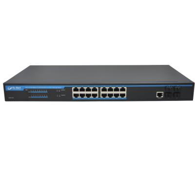 China LACP L3 Managed Network Switch 16G+10G Uplink POE Switch for sale