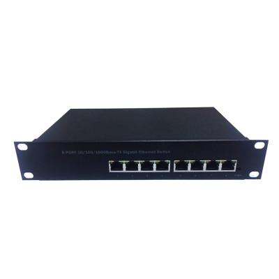 China POE 10inch unmanaged rackit 8port mini gigabit poe switch for sale