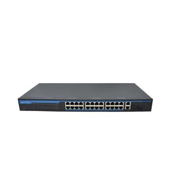 China LACP 24 Port Managed Passive POE Switch with 2 Gigabit Combo Port for sale