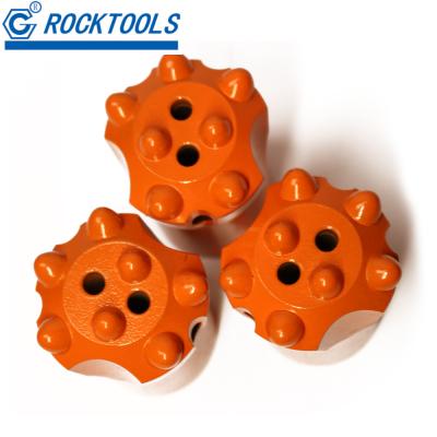 China High Wear Resistant 8 Buttons Rock Drilling Tools Taper Button Bits for sale