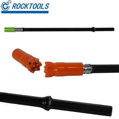 China Construction worksÂ   Factory Wholesale Rock Drilling Tools H22 H25 108mm Thread Shank Light Duty Rod for sale