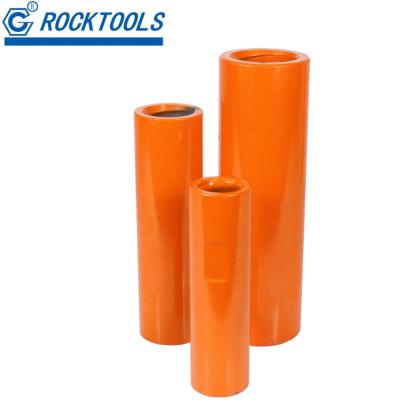 China High Wear Resistant Rock Drilling Tools R32 R38 T38 T45 T51 Threaded Pipe Coupling Sleeve Drill Shank Rod Adapter for sale