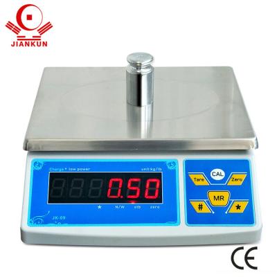 China 30KG Electronic Scale Weighing Can Be External Light And Alarm Jk-30b rs232 for sale