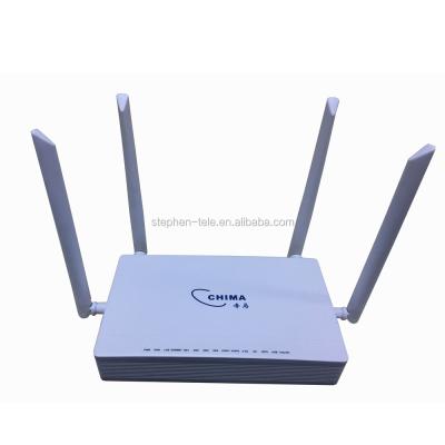 China Wholesale FTTH FTTB FTTX 4GE+2FXS+1200M WiFi GPON Ontario Network CHIMA for sale