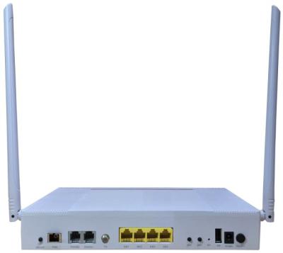 China FTTH FTTB FTTX 4GE Network + 2FXS + WiFi+ 4 LAN Ports + 2 FXS GPON ONU Dual Core Ports Wifi CPU Ports Interface to Huawei MA5680T, MA5683T OLTS for sale