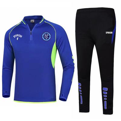 China OEM ODM Logo And Name Number Breathable Custom Training Wear Zip Up Jogger Polyester Tracksuit for sale