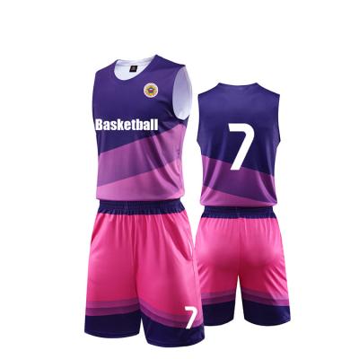 China 100% Sublimation Printing Antibacterial Polyester Basketball Tank Top With Custom Logo for sale