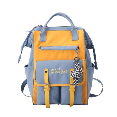 China Travel Anti-theft Backpack Fashion High School Bags For Teenage Student Canvas Women Bookbags Schoolbag Teenagers for sale