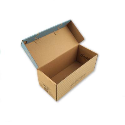 China Customized Wholesale Customized Design Logo Recyclable Corrugated Paper Printed Shoe Box for sale