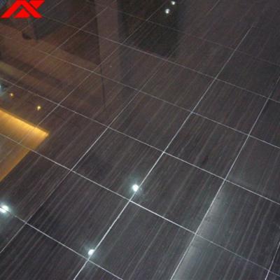 China Grainy Modern Cheap Black Wood Think Marble Tiles 60*60 For Floors for sale