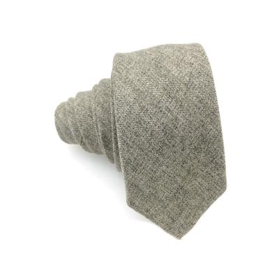 China Designer Handmade Ties Men's Fashion Ties Canvas Tie New Style Informal Wool Tie for sale