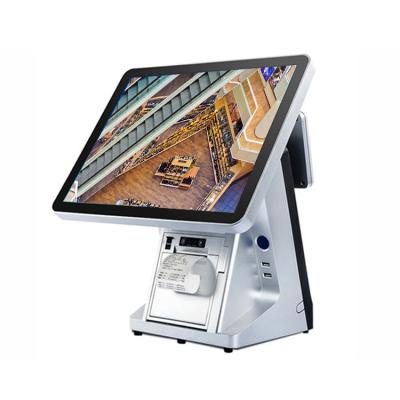 China Factory direct selling cashier computer 15.6 inch single screen pos system touch screen windows cash register. touch position terminal 32G SSD (optional 64G for sale