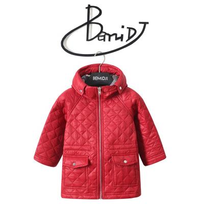 China New regular neutral cotton-interlayered children's jacket plain casual sheer cotton padded jacket Bemidji for sale