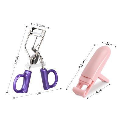 China Curve Creates Hot Sale 2021 Lash Curler Applicator Purple Eye Beauty Silicone Protection Professional Custom Eyelash Curler Partial Eyelash Curler for sale