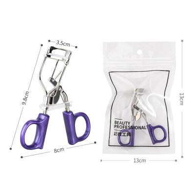 China 2021 Hot Selling Lash Curler Applicator Purple Eyelash Curler Custom Made Popular Professional Silicone Protective Beauty Eyelash Curler for sale