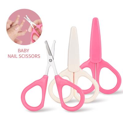 China Eco-Friendly Multifunctional Baby Nail Scissors Anti Rust Durable Safety Scissors for sale