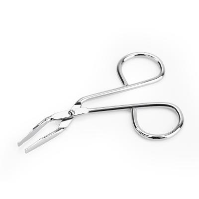 China Wholesale Eyebrow Scissors Shape Stainless Steel Beauty Eyebrow Tweezers Private Label for sale