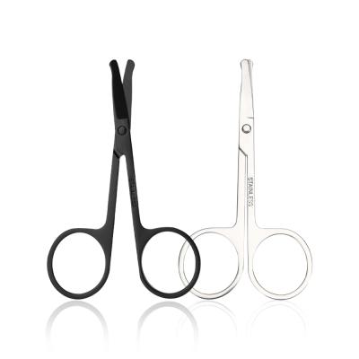 China Customized Professional Black 8.8cm Safety Hair Scissors Eco - Friendly for sale