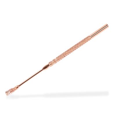 China Yangjiang Stainless Steel New Design Portable Earpick Eco-friendly Beauty Rose Gold for sale