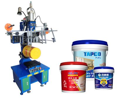 China Label Printer Heat Transfer Machine For Paint Bucket for sale