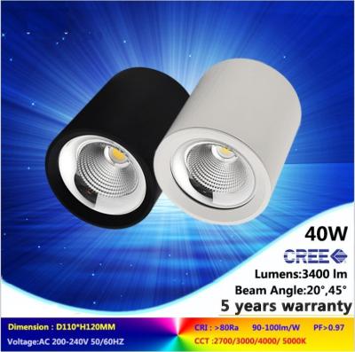 China 3000K surface mount round&square LED downlight with high quality and lumens in best price for sale