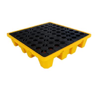 China YELLOW FORKLIFTABLE FORKLIFTABLE 4 EXTRA LARGE CAPACITY POLYETHYLENE PLASTIC DRUM OIL SPILL PADDLE for sale