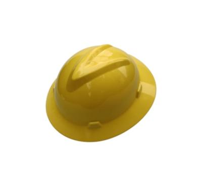 China Air Design HDPE Full Edge V Guard Industrial Safety Helmet With Factory Price for sale