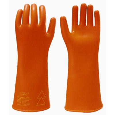 China Safety Protection High Voltage Insulation Rubber Tested Electrical Gloves for sale