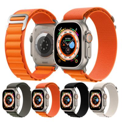 China Light Weight For Apple Watch 8 Ultra 49/45/44 Mm Apple Watch 8 Apple Watch Loopback Strap iWatch7 Nylon Strap 40/41mm for sale