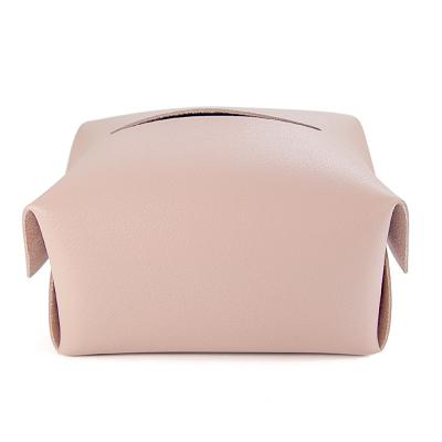 China Newest Insti Waterproof Frosted PU Leather Makeup Pouch Travel Contemporary Portable Simple High Capacity Storage for sale