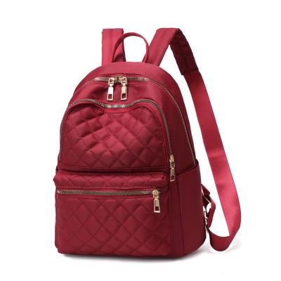 China Waterproof 2020 ladies design backpack bag oxford fabric women backpack bag girl school bag rucksack for sale