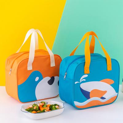 China 2021 Waterproof Insulated Lunch Bag Thermal Custom Flamingos Printing Tote Bags Cooler Picnic Food Lunch Box Bag for sale