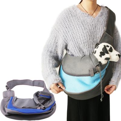 China Wholesale Breathable Foldable Pet Carrier Tote Bag Single Shoulder Dog Carrier Cat Pet Sling Carrier For Puppy for sale