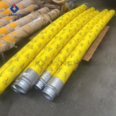 China Stainless Steel Concrete Pump Hose 4 Inch High Pressure Aging Resistant for sale