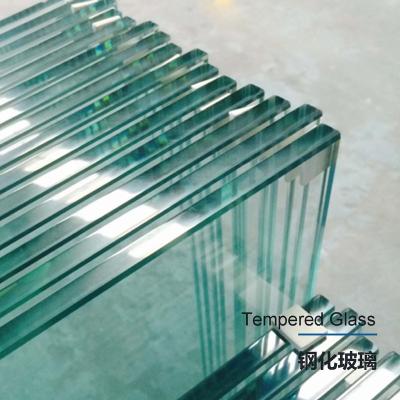 China Exterior 10 mm toughened safety glass for sale